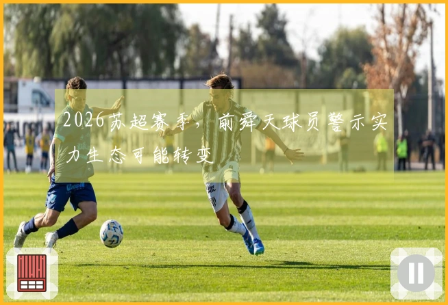 2026苏超赛季，前舜天球员警示实力生态可能转变
